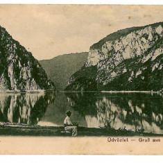 2817 - ORSOVA, Danube Kazan - old postcard - unused