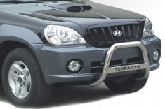 Bullbar personalizat inox Hyundai Terracan 2001-2004 omologat - MED/K/118/IX foto