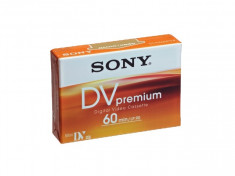 Caseta miniDV Sony Premium 60 min DVM60PR3 foto