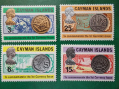 Bancnote monede numismatica - serie nestampilata MNH - Cayman Isl 1972 foto