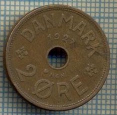 6017 MONEDA - DANEMARCA (DANMARK) - 2 ORE - ANUL 1927 -starea care se vede