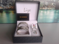 Set ceas cu bijuterii dama- NY LONDON - Lize Collection -4 piese (cod:835) foto