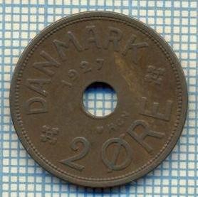 6013 MONEDA - DANEMARCA (DANMARK) - 2 ORE - ANUL 1927 -starea care se vede foto