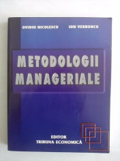 Metodologii manageriale / Ovidiu Nicolescu si Ion Verboncu / C46P foto