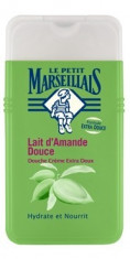 Gel de Dus cu Lapte de Migdale Dulci 250 ml Le Petit Marseillais foto