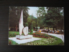 Carte postala - Olanesti, vedere din parc / Valcea (anii 80) foto