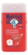 Gel de Dus cu Lapte de Bumbac si Mac 250 ml Le Petit Marseillais foto