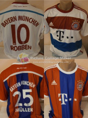 SET TRICOURI BAYERN MUNCHEN ROBBEN+MULLER MARIMI L foto