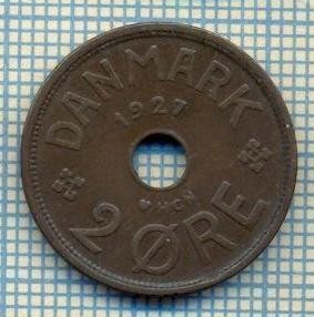 6014 MONEDA - DANEMARCA (DANMARK) - 2 ORE - ANUL 1927 -starea care se vede foto