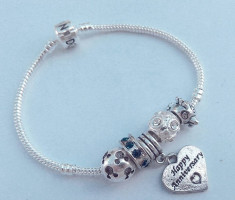 Bratari tip Pandora cu 5 charms incluse foto