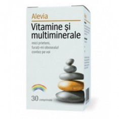 Vitamine si Multiminerale 30cpr Alevia foto