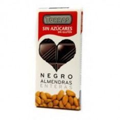 Ciocolata Neagra cu Migdale Intregi 150gr Torras foto