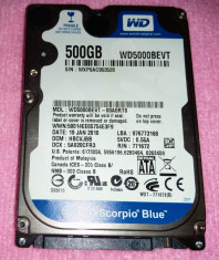 WESTERN DIGITAL 500 GB - Sorpio Blue WD5000BEVT foto