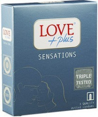 Prezervative Love Plus Sensations 3 buc foto