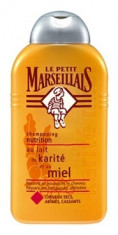 Sampon Par Uscat si Deteriorat cu Lapte de Karite si Miere 250 ml Le Petit Marseillais foto