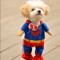 Costum Superman pt. catel / pisica haina catei caini pisici caine catelus +CADOU
