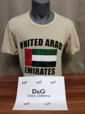 Tricou D&amp;amp;G UAE Dolce &amp;amp; Gabbana lichidare de stoc 2015 pret f mic!!! foto
