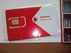 Cartela Vodafone cu numar foto