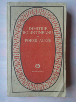 DIMITRIE BOLINTINEANU - POEZII ALESE foto