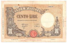 ITALIA 100 LIRE 1942 U foto
