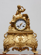 Ceas de salon stil Louis XV - secol XVIII foto