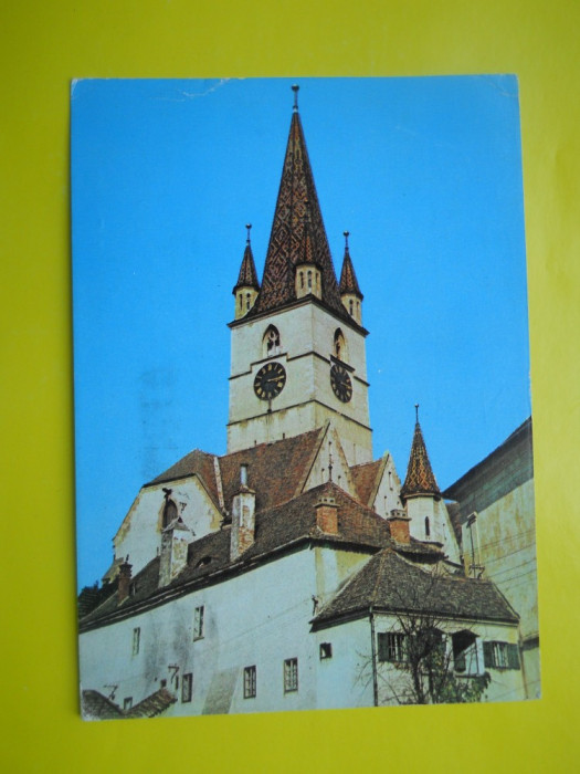 HOPCT 15494 SIBIU BISERICA EVANGHELICA - [CIRCULATA]