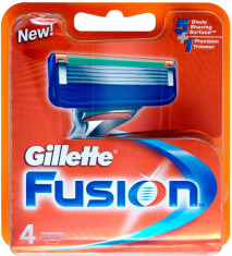 rezerve de ras gillette fusion clasic originale, sigilate la blister set 4 buc. foto