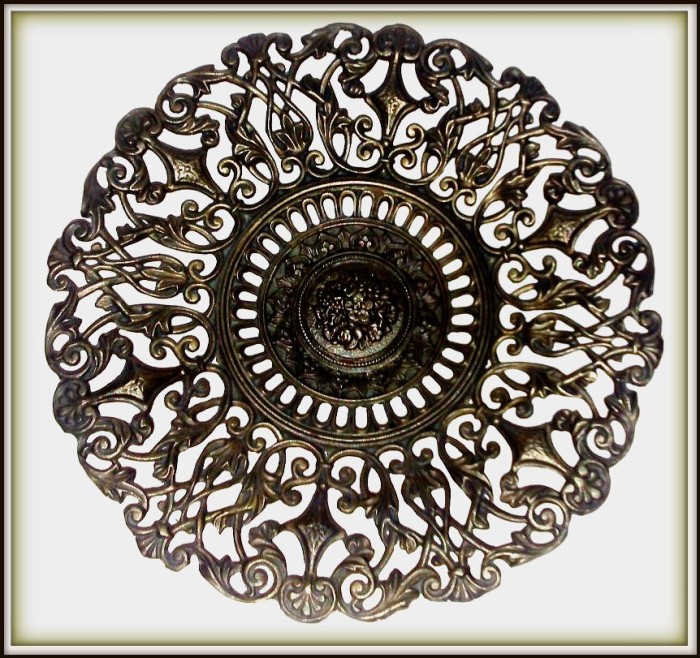 Fructiera stil, inceput de secol XX, 28,8cm diametru