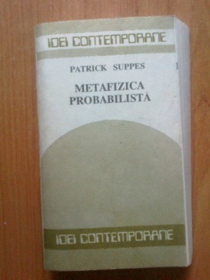 d3 Metafizica probabilista - Patrick Suppes foto