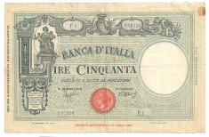 ITALIA 50 LIRE 1943 F foto