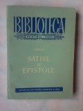 HORATIU - SATIRE SI EPISTOLE