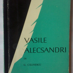 VASILE ALECSANDRI DE GEORGE CALINESCU