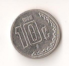 Moneda 10 centavos 1996 - Mexic foto