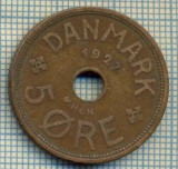 6055 MONEDA - DANEMARCA (DANMARK) - 5 ORE - ANUL 1927 -starea care se vede, Europa