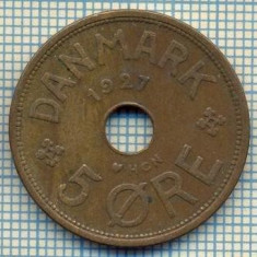 6059 MONEDA - DANEMARCA (DANMARK) - 5 ORE - ANUL 1927 -starea care se vede