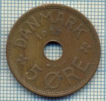 6059 MONEDA - DANEMARCA (DANMARK) - 5 ORE - ANUL 1927 -starea care se vede foto