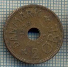 6032 MONEDA - DANEMARCA (DANMARK) - 2 ORE - ANUL 1927 -starea care se vede