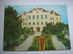 Carte postala / Tg.Mures - Liceul Bolyai Farkas (anii 80) foto