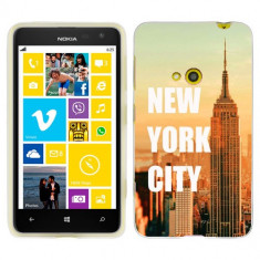 Husa Nokia Lumia 625 Silicon Gel Tpu Model New York foto