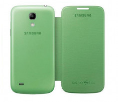 Husa Samsung Galaxy S4 Mini i9190 Flip Case EF-FI919BG Green Originala foto