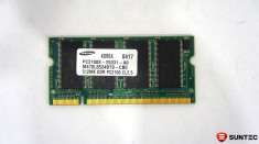Memorie laptop 512MB Samsung 266 MHz PC2100 DDR SODIMM M470L6524BT0-CB0 foto