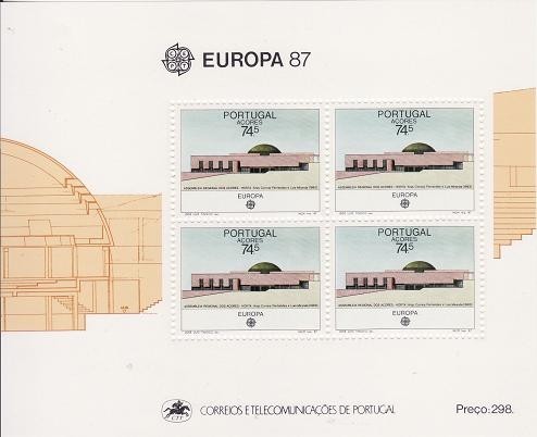 Azore 1987 - bloc cat.nr.8 neuzat,perfecta stare