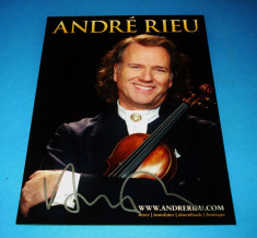 autograf Andre Rieu poza oficiala 6x4 foto