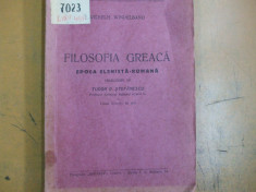 Filosofia greaca epoca elenist - romana Craiova W. Windelband foto