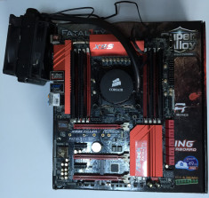 KIT LGA 2011-3 Intel i7 5960x + X99X Fatality + 16GB DDR4 3000 Mhz + CorsairH80 foto