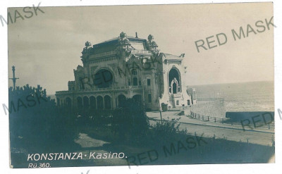 2882 - CONSTANTA, Cazino - old postcard, real PHOTO - used foto