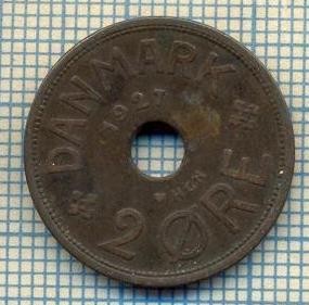 6037 MONEDA - DANEMARCA (DANMARK) - 2 ORE - ANUL 1927 -starea care se vede foto