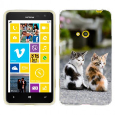 Husa Nokia Lumia 625 Silicon Gel Tpu Model Kitties foto