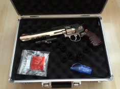 revolver Ruger 8 inch full metal chrome foto