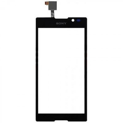 Touchscreen Sony Xperia C/S39H black original foto